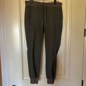 Women's Athleta Gray Track Pants Joggers Size 4